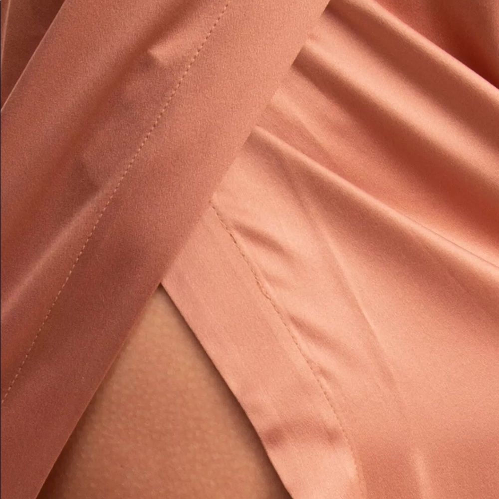 🎊final price 🎉Silk Satin High Waist Fly Slit Wid - Picture 6 of 11